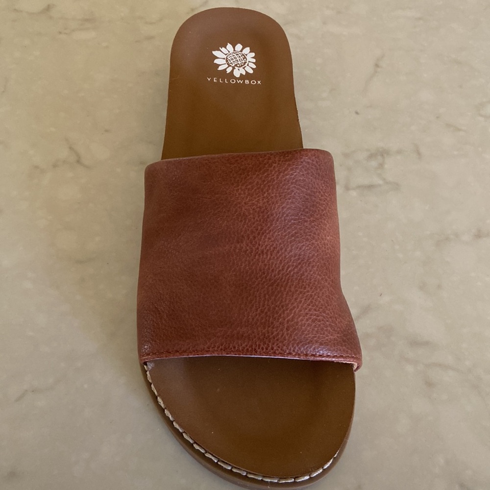 Yellowbox Size8 tan sandals. Brand new in box. Never worn